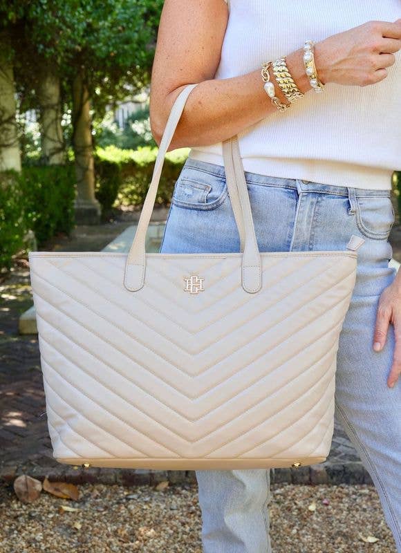 James Tote NUDE V QUILTED: Default