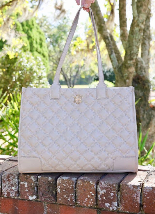 Shane Tote (Nude Quilted)