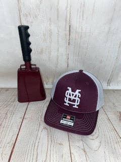 MSU - Skinny Puff Logo: Maroon/White