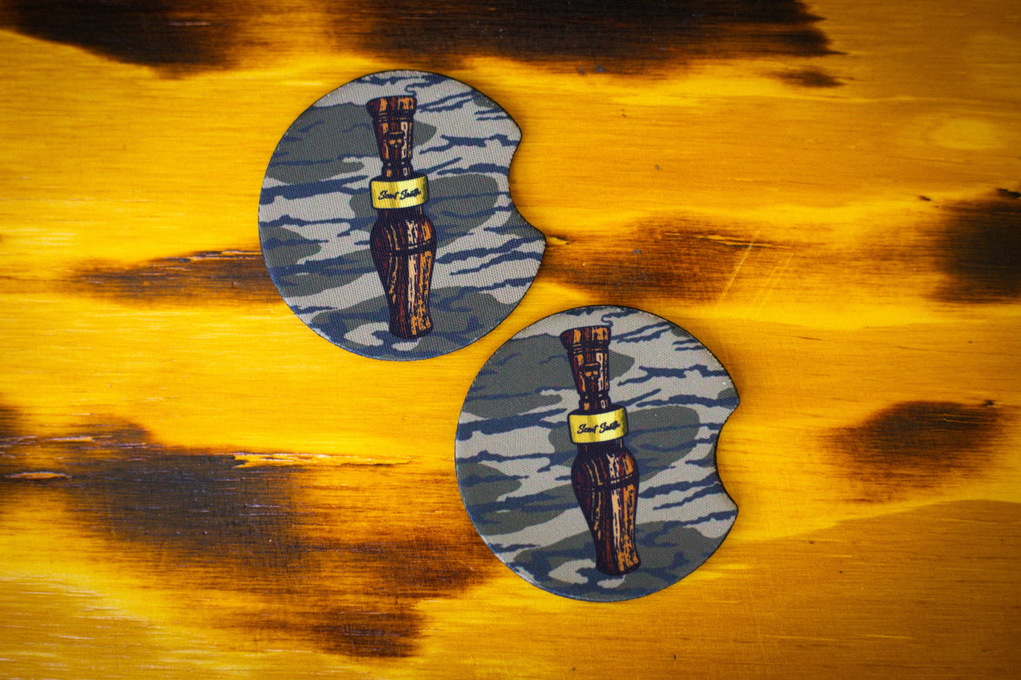 Duck Call - Car Coasters Lowland