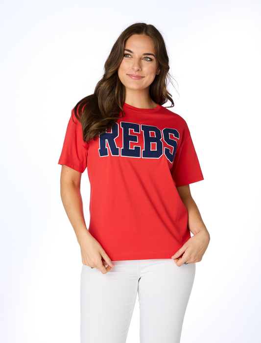 The Rebs Varsity Boyfriend Tee