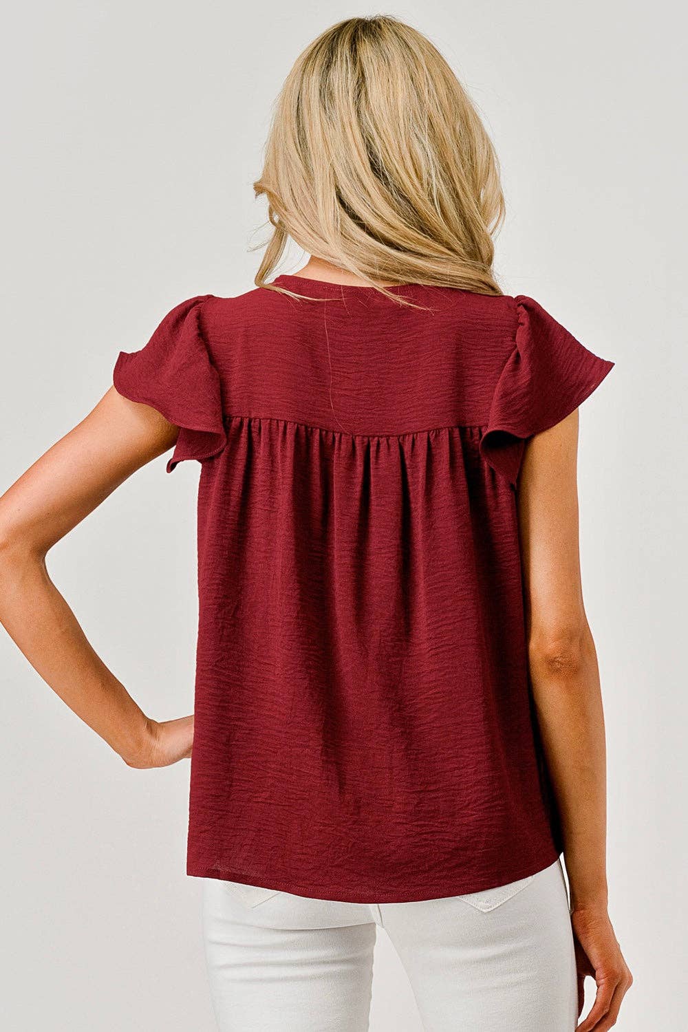 The Emily Top (Maroon)