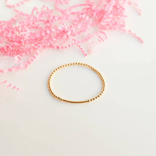 14K Bar Bracelet in Gold