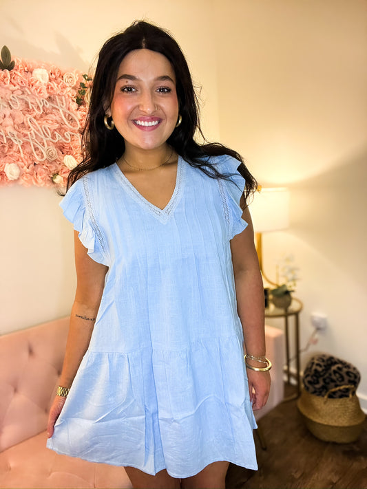 The Landry Dress (Powder Blue)