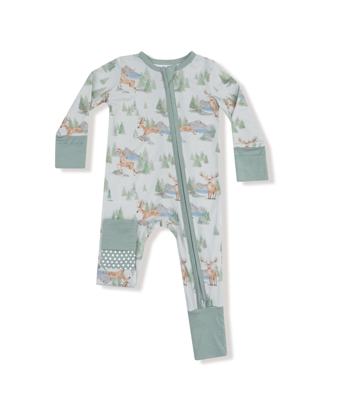 Buck Dear-2 Way Zipper Romper