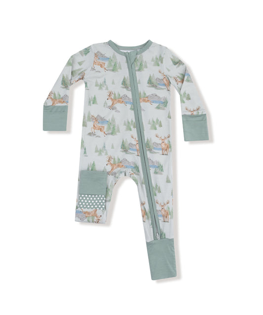 Buck Dear-2 Way Zipper Romper