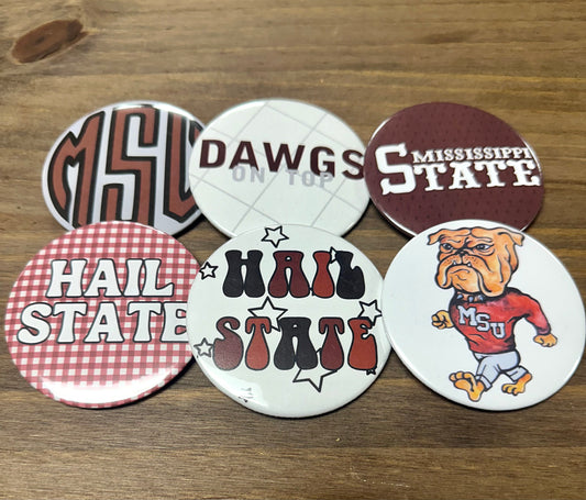 Mississippi State Buttons