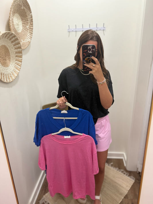 Andy Oversized Cotton Top (ROUND NECK)