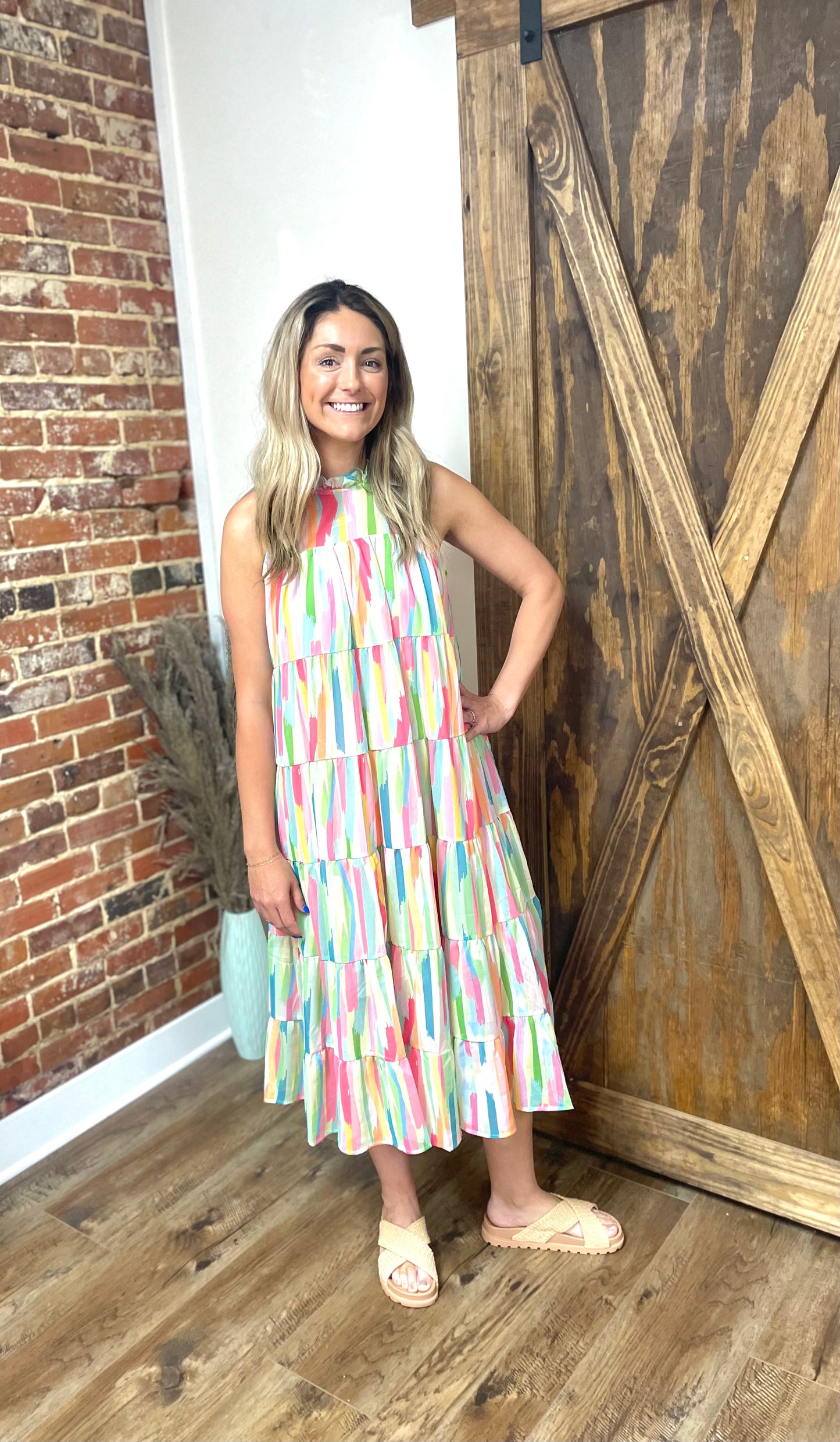 Watercolor Weekend Dress