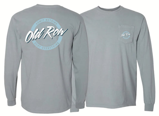 LS Circle Logo (Grey w/Light Blue)