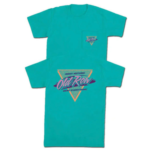 Retro Triangle Pocket Tee (Seafoam)