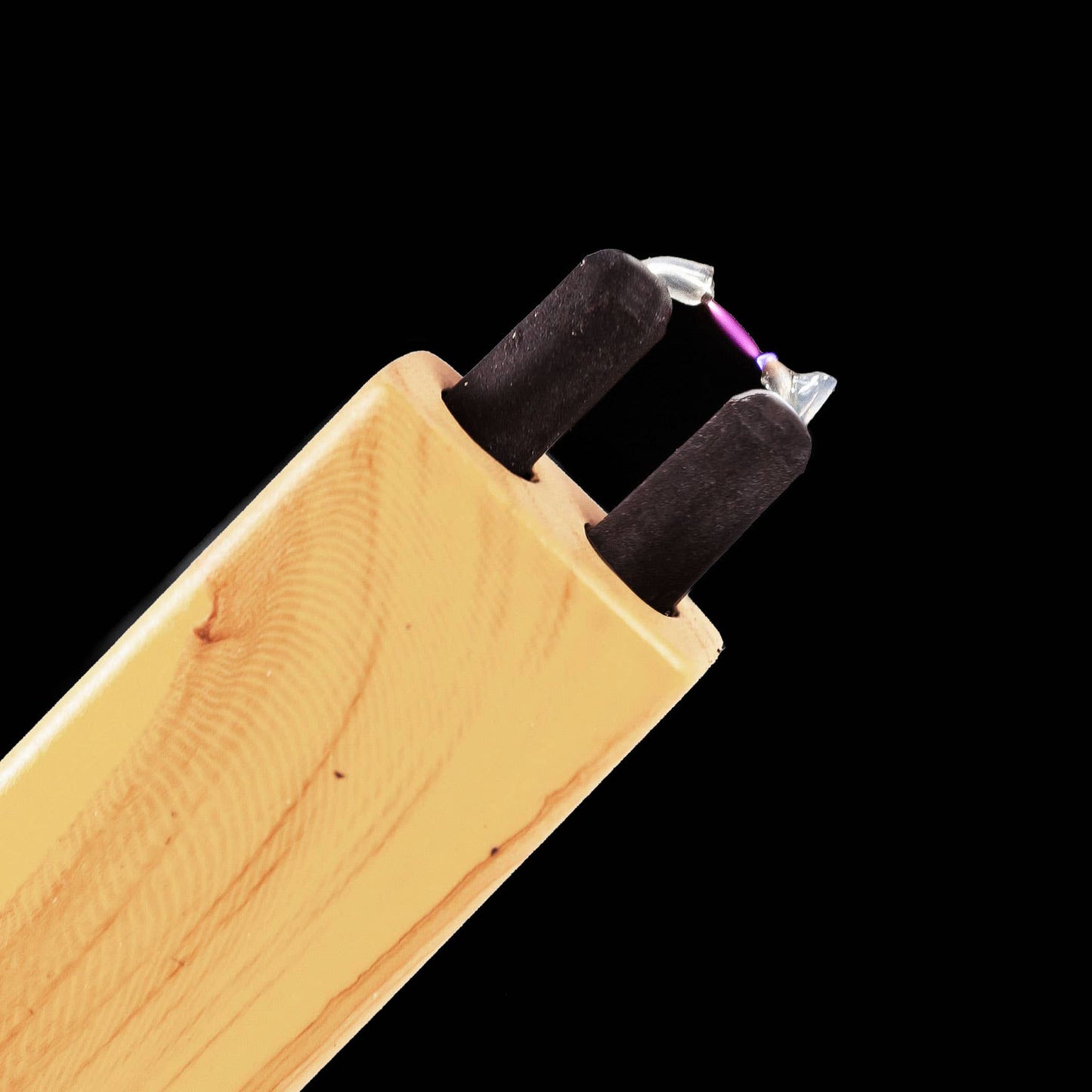 USB Arc Spark Lighter: Wood