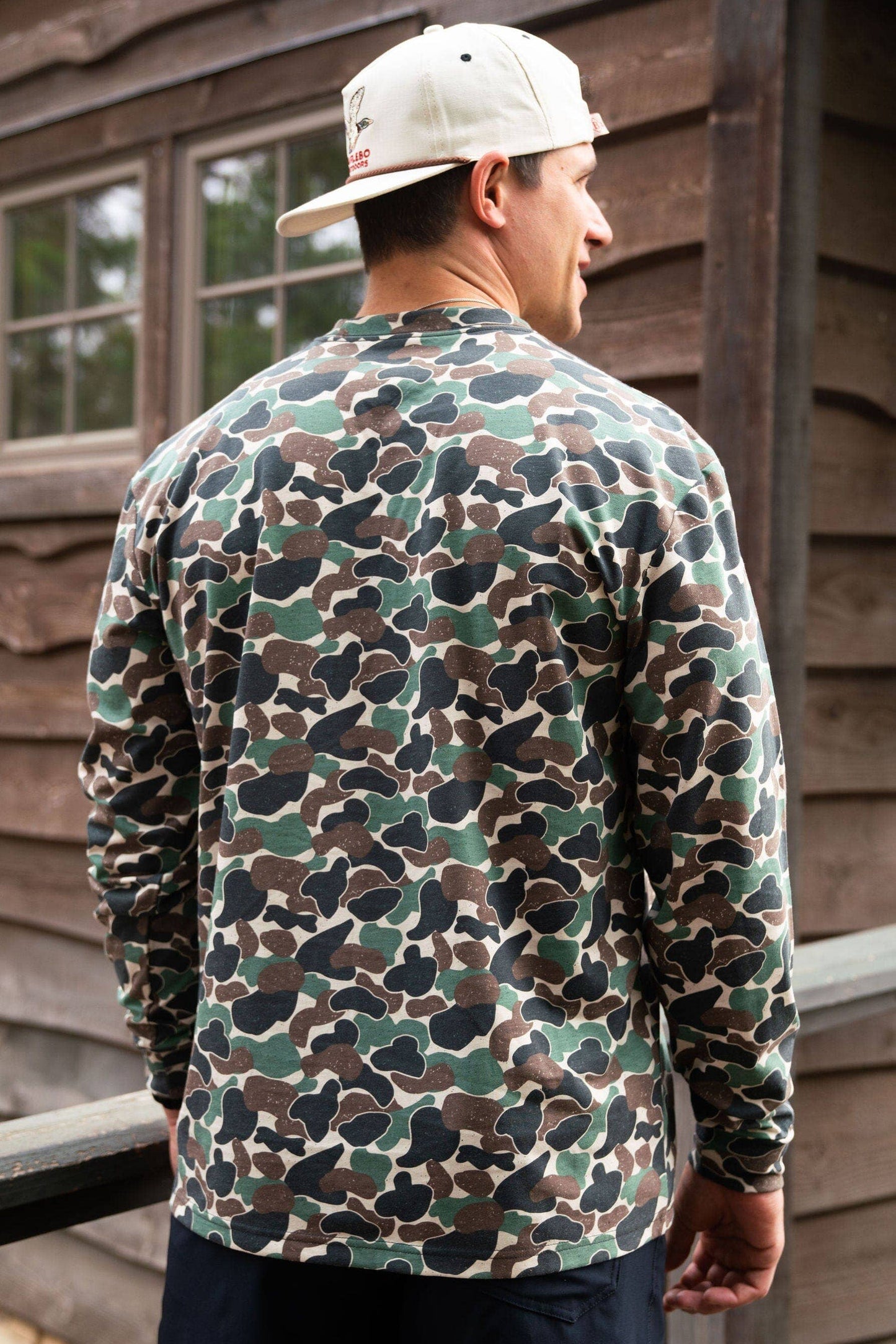 Throwback Camo Tee - Elk Horn Pocket