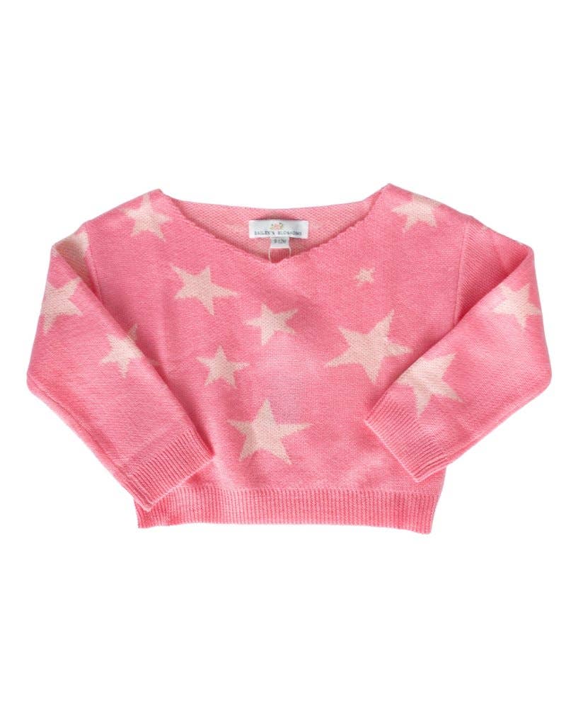 Tween Kyah Sweater - Hollywood Star Pink