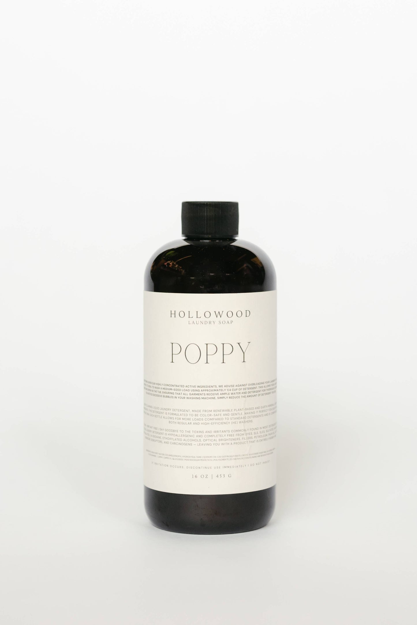 Poppy Luxury liquid laundry Detergent: 16 OUNCE