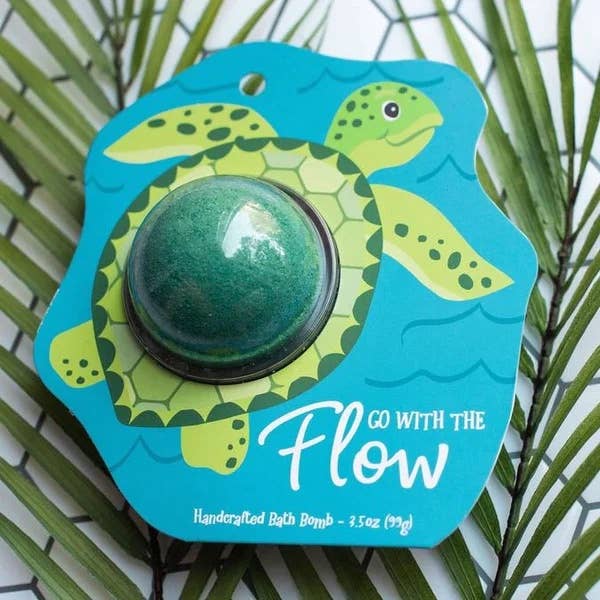 Go With the Flow Sea Turtle Clamshell Bath Bomb