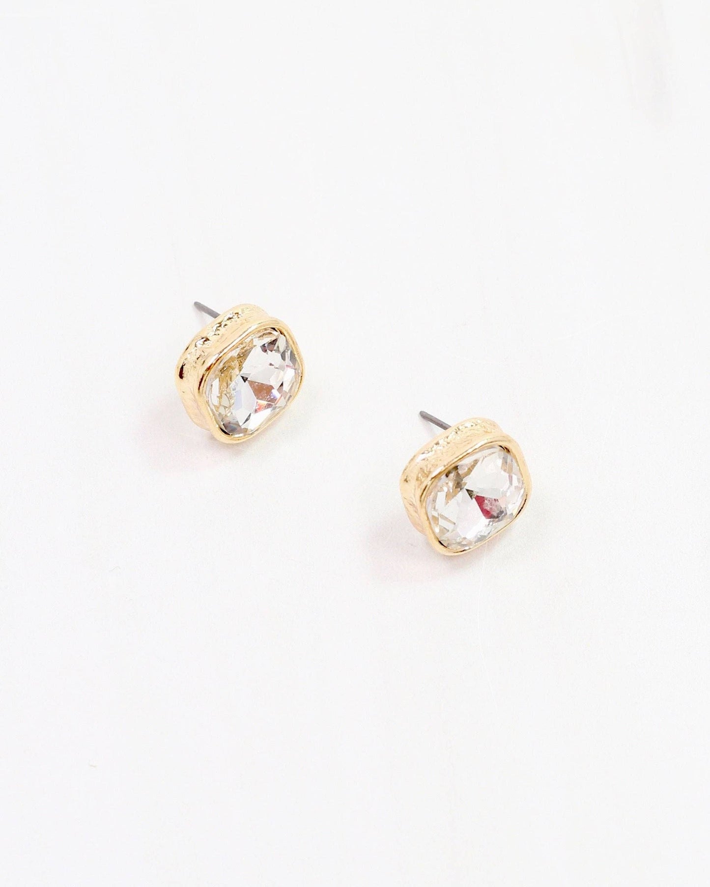Fontaine Crystal Stud Gold