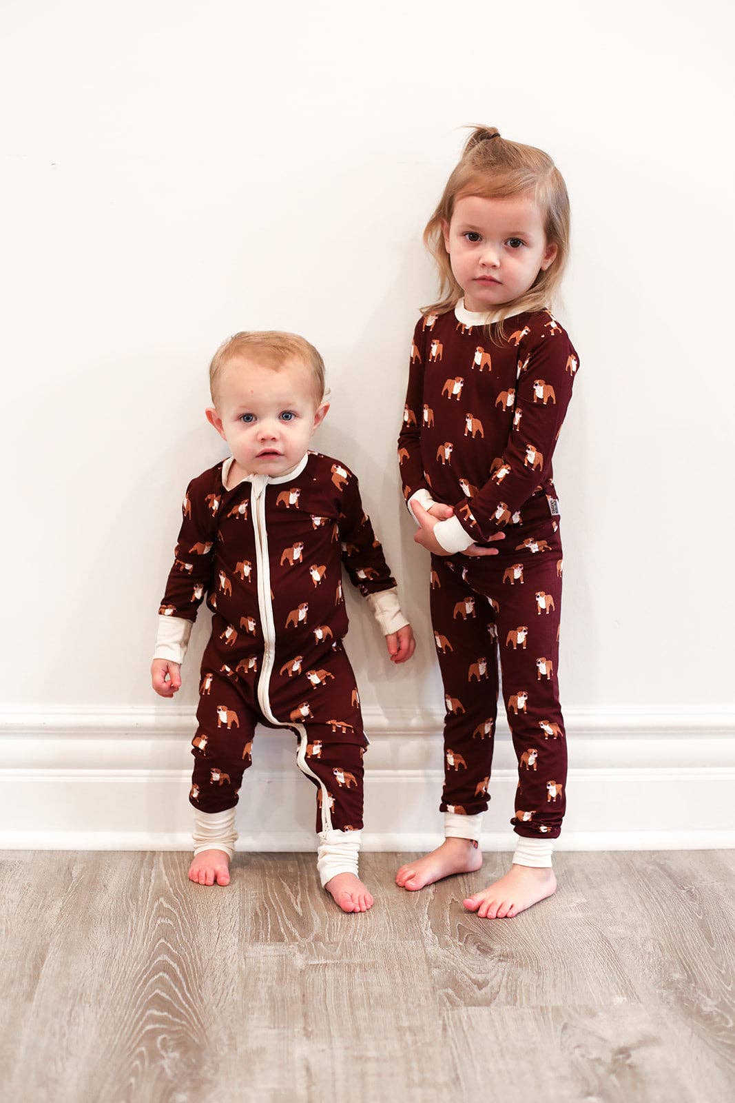 Bulldog 2 Piece Bamboo Pajama Set