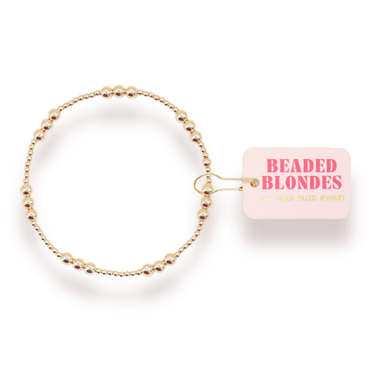 ILY Gold Bracelet: Standard 6.75 inch