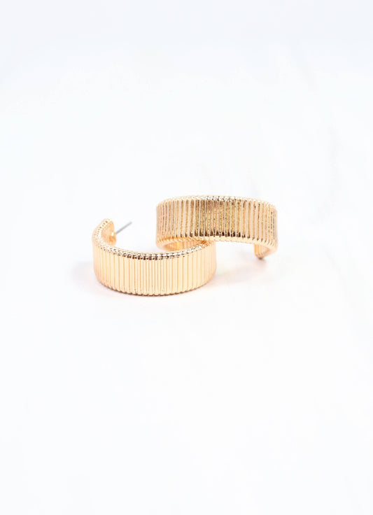 Poppy Hoop Earring