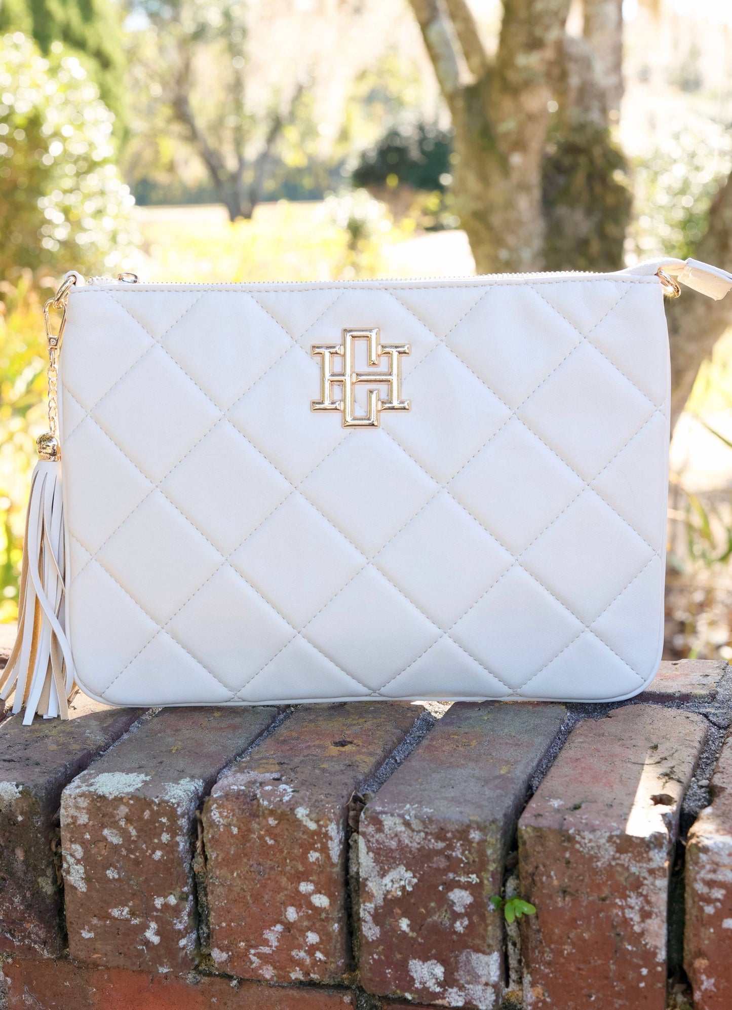 Madelyn Clutch/Crossbody CREAM QUILTED