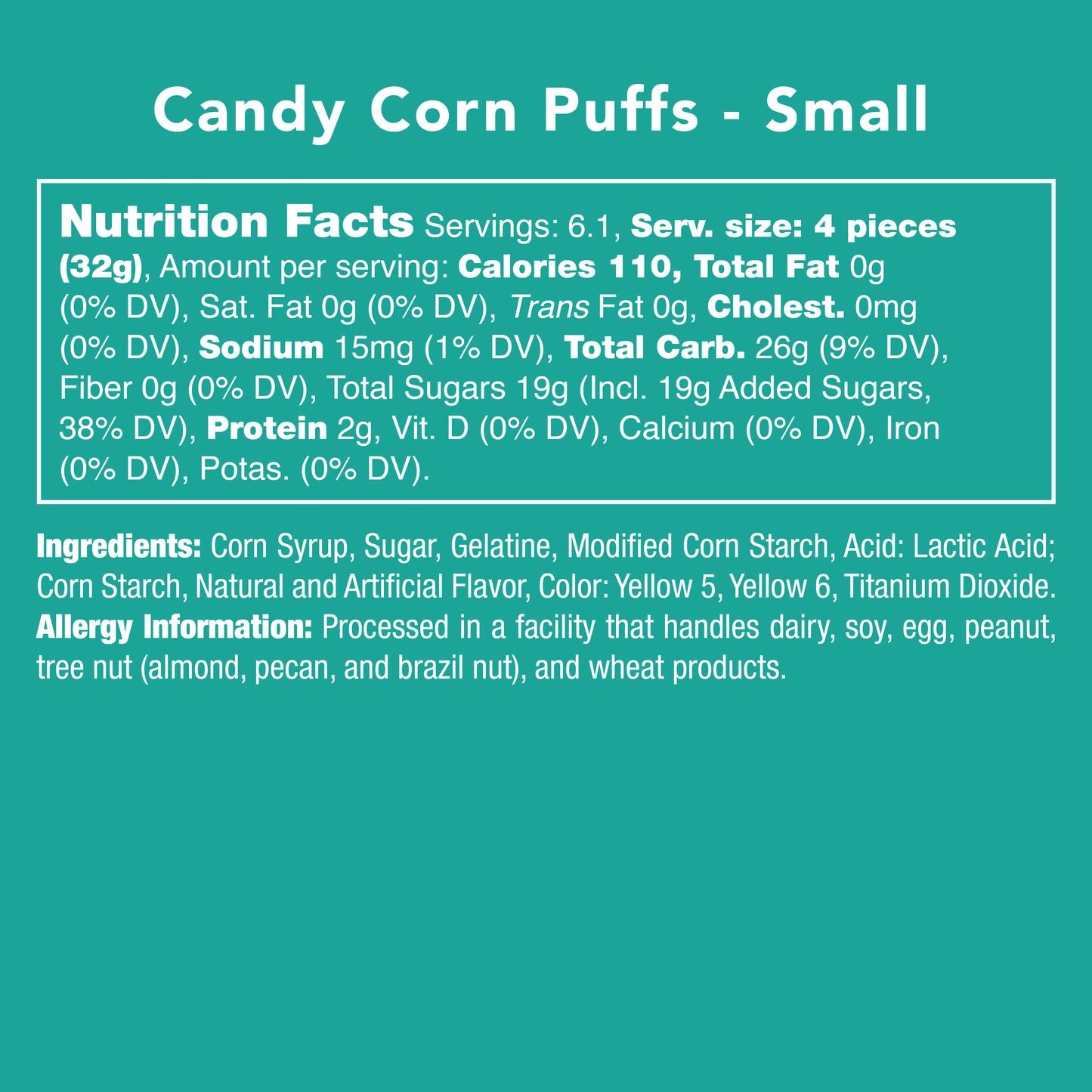 Candy Corn Puffs *HALLOWEEN COLLECTION*