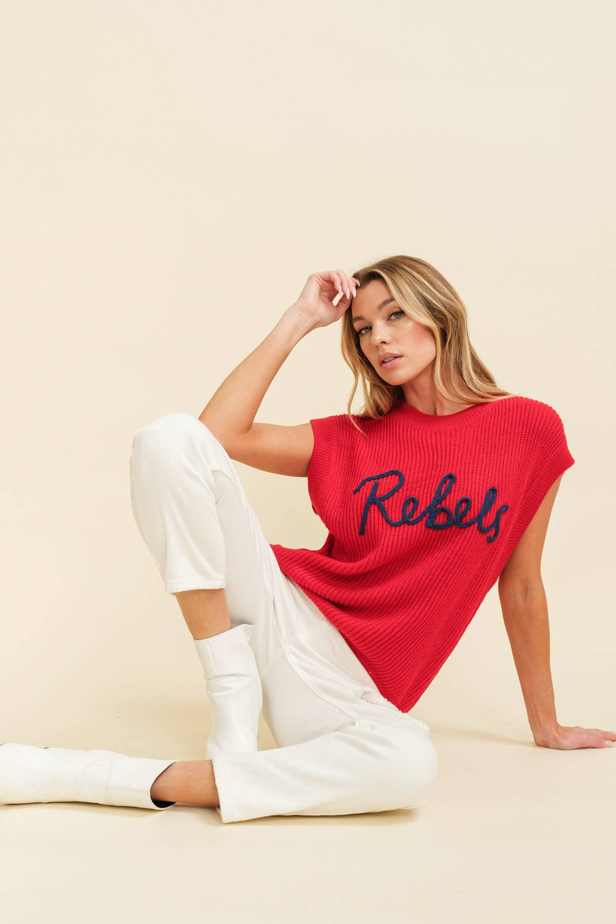 Rebels Embroidered Top