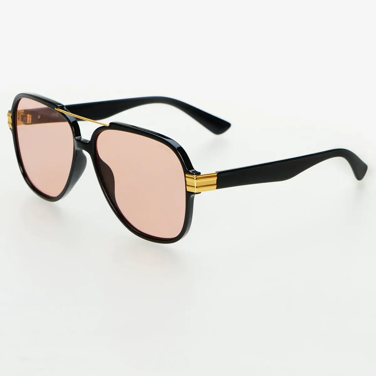 Spencer Black Pink Sunglasses: Black / Pink