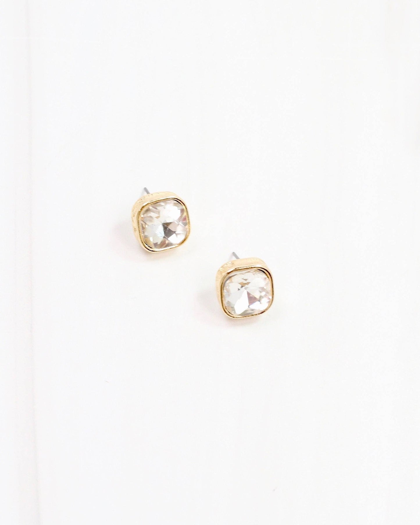 Fontaine Crystal Stud Gold