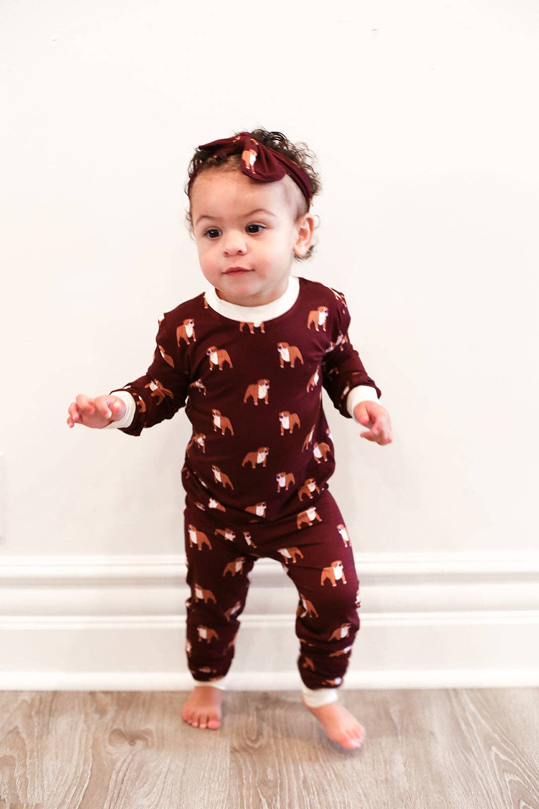 Bulldog 2 Piece Bamboo Pajama Set