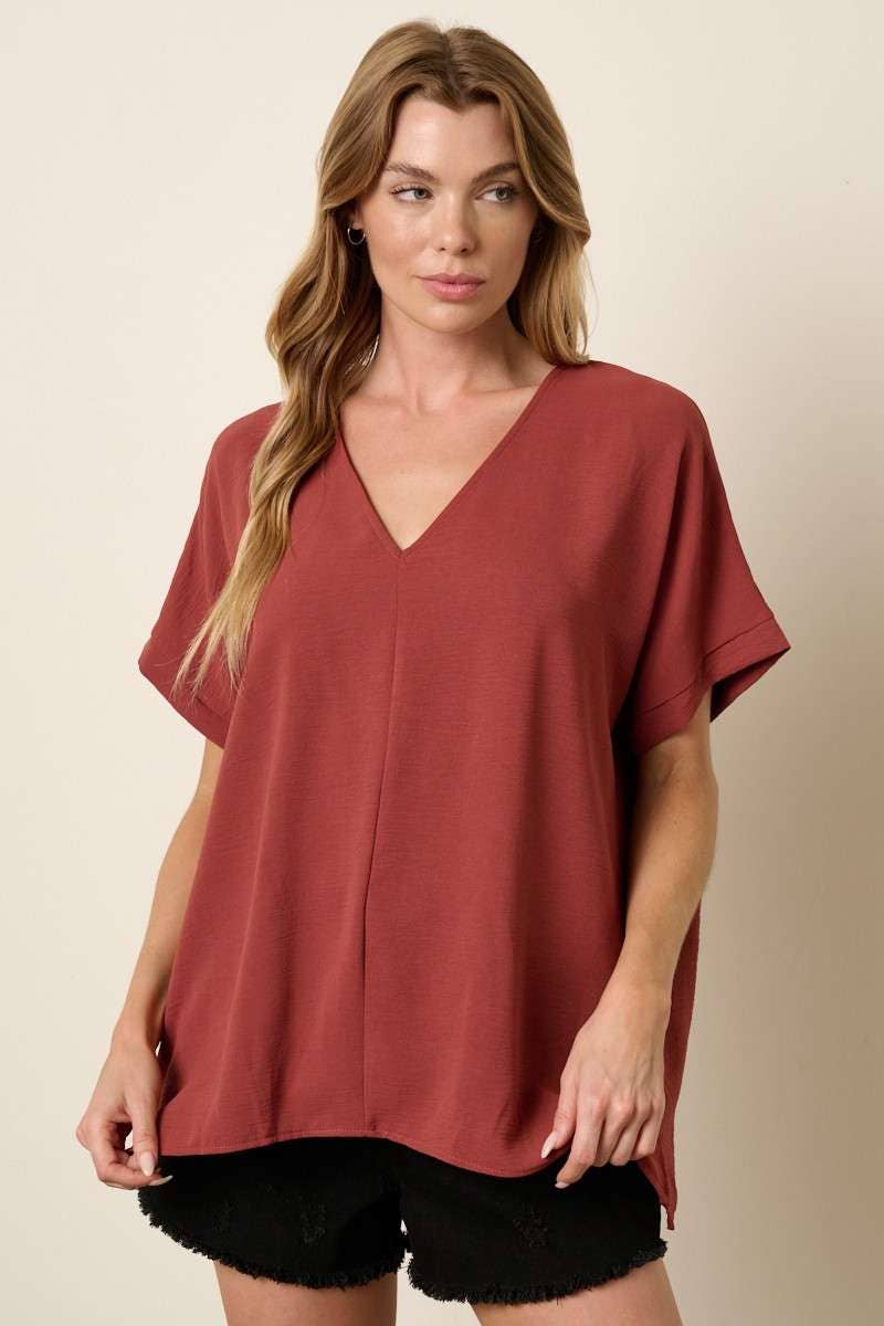 Cami Airflow Woven Top (2 Colors)