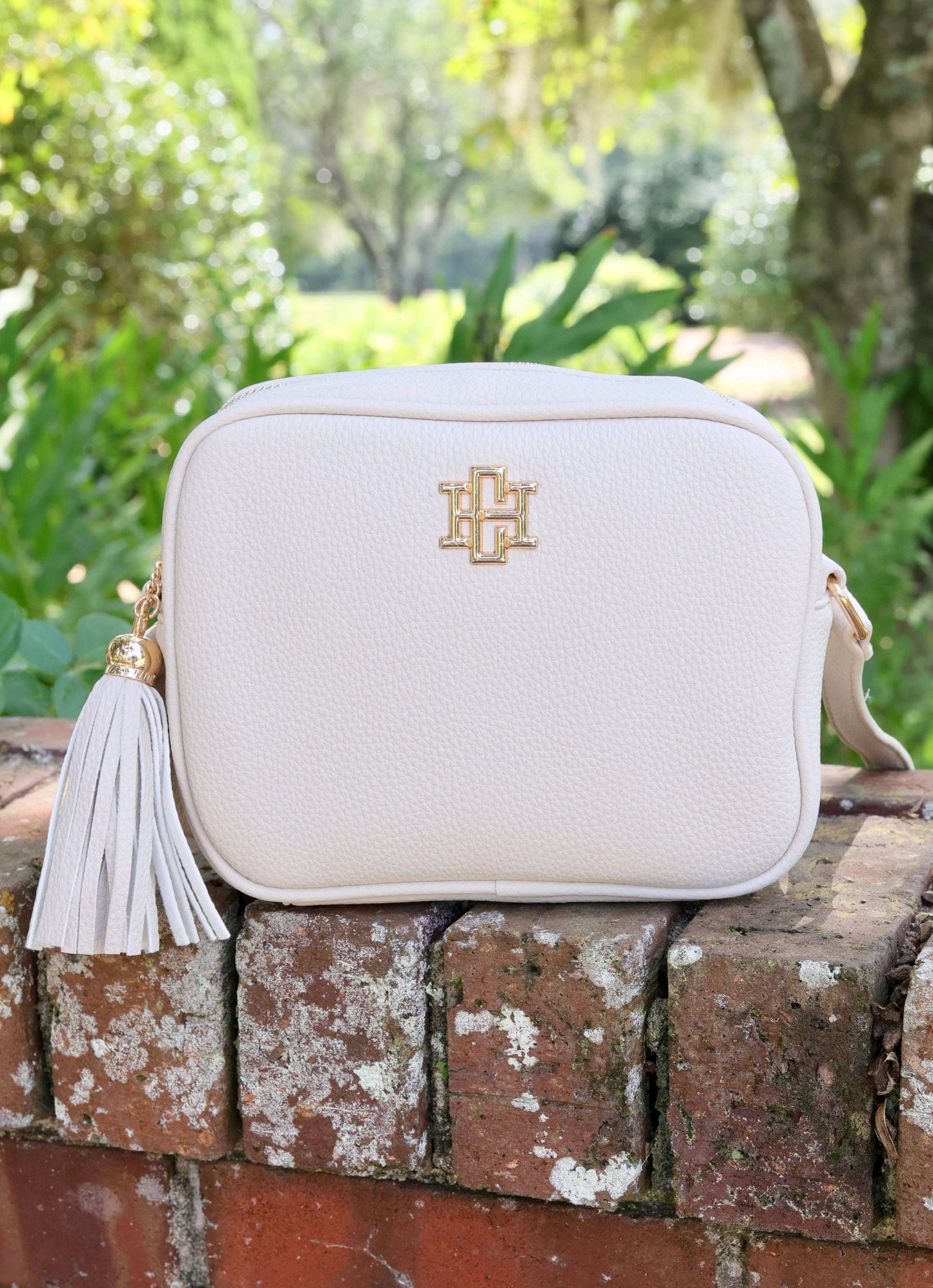 Rylie Crossbody with Tassel (Cream)