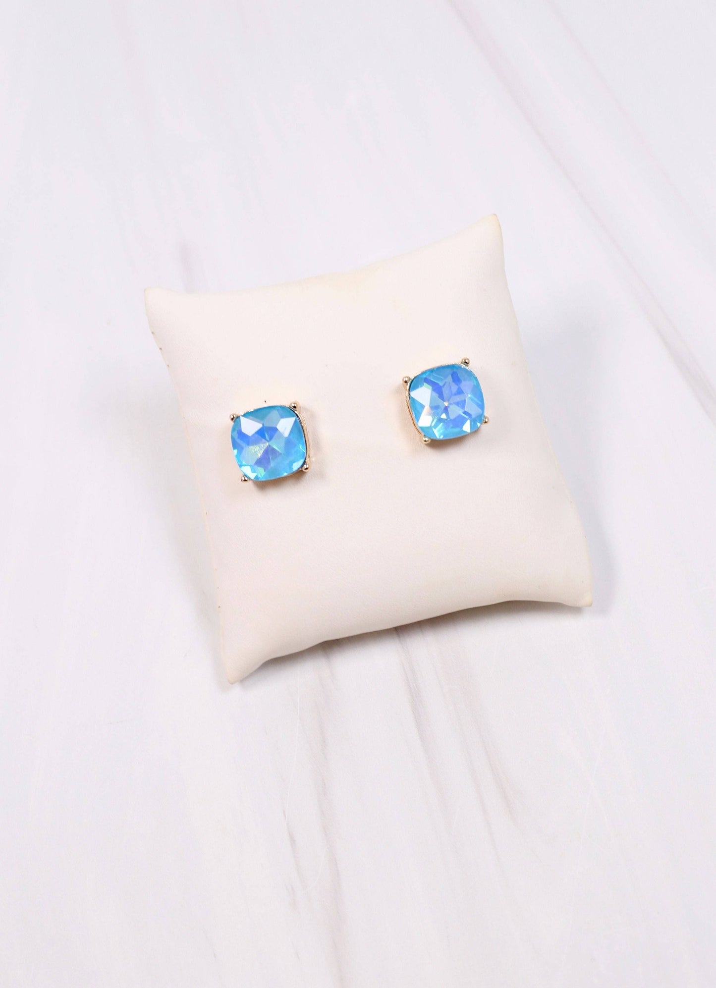 Julien Stone Stud Earring BLUE OPAL