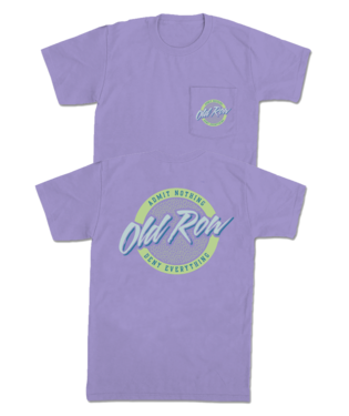 Circle Logo Pocket Tee (Violet)