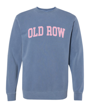 Old Row Pigment Dyed Crewneck (Blue)