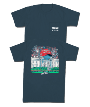 Trump 2024 White House Pocket Tee