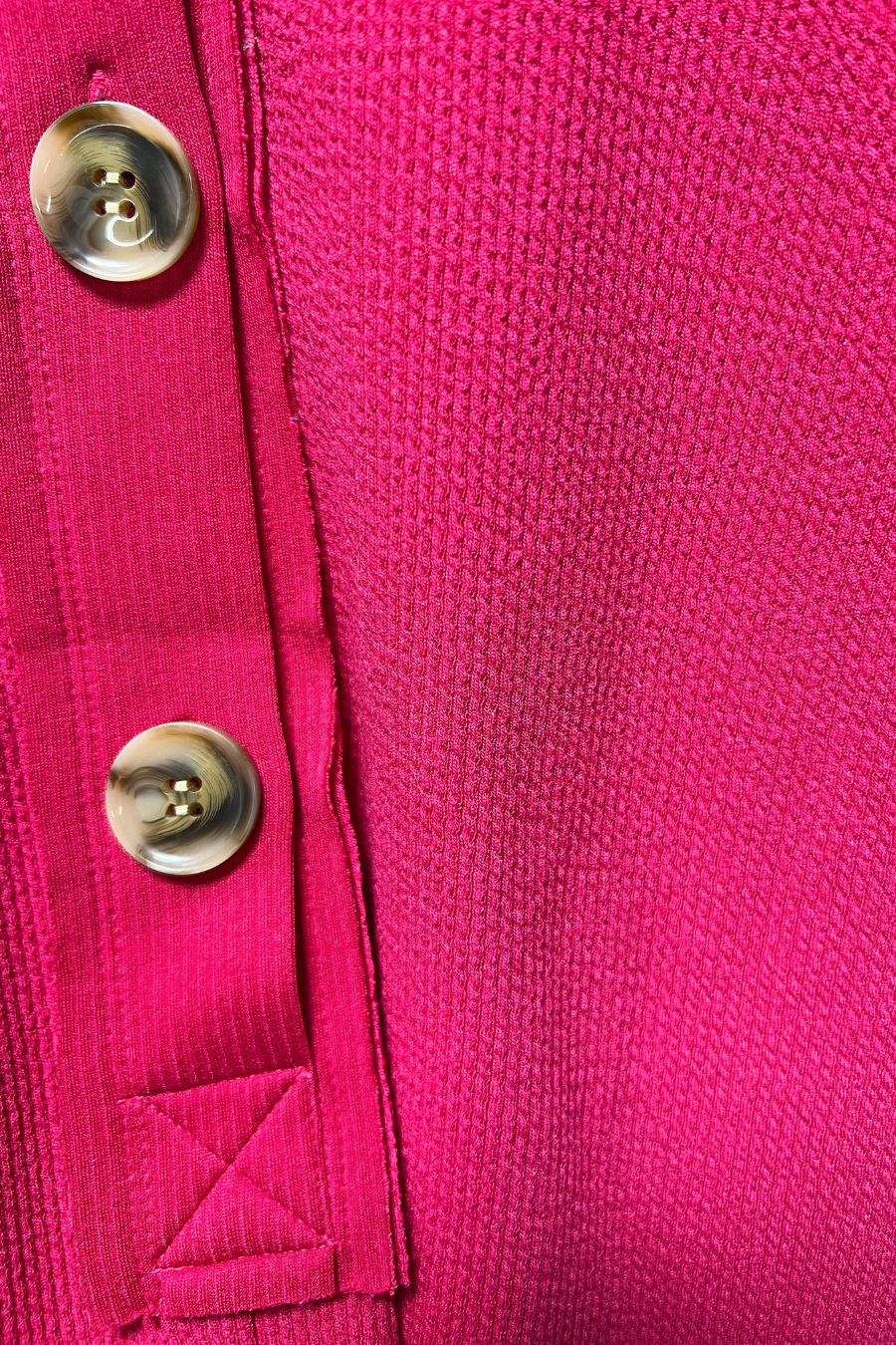 Teagan Textured Top: Hot Pink