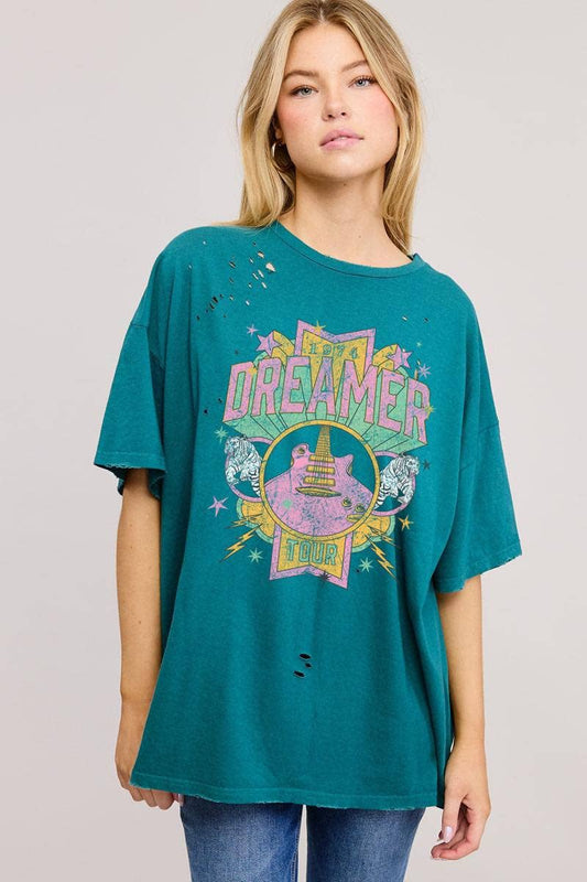 1974 Dreamer Graphic S/S Oversized Tee