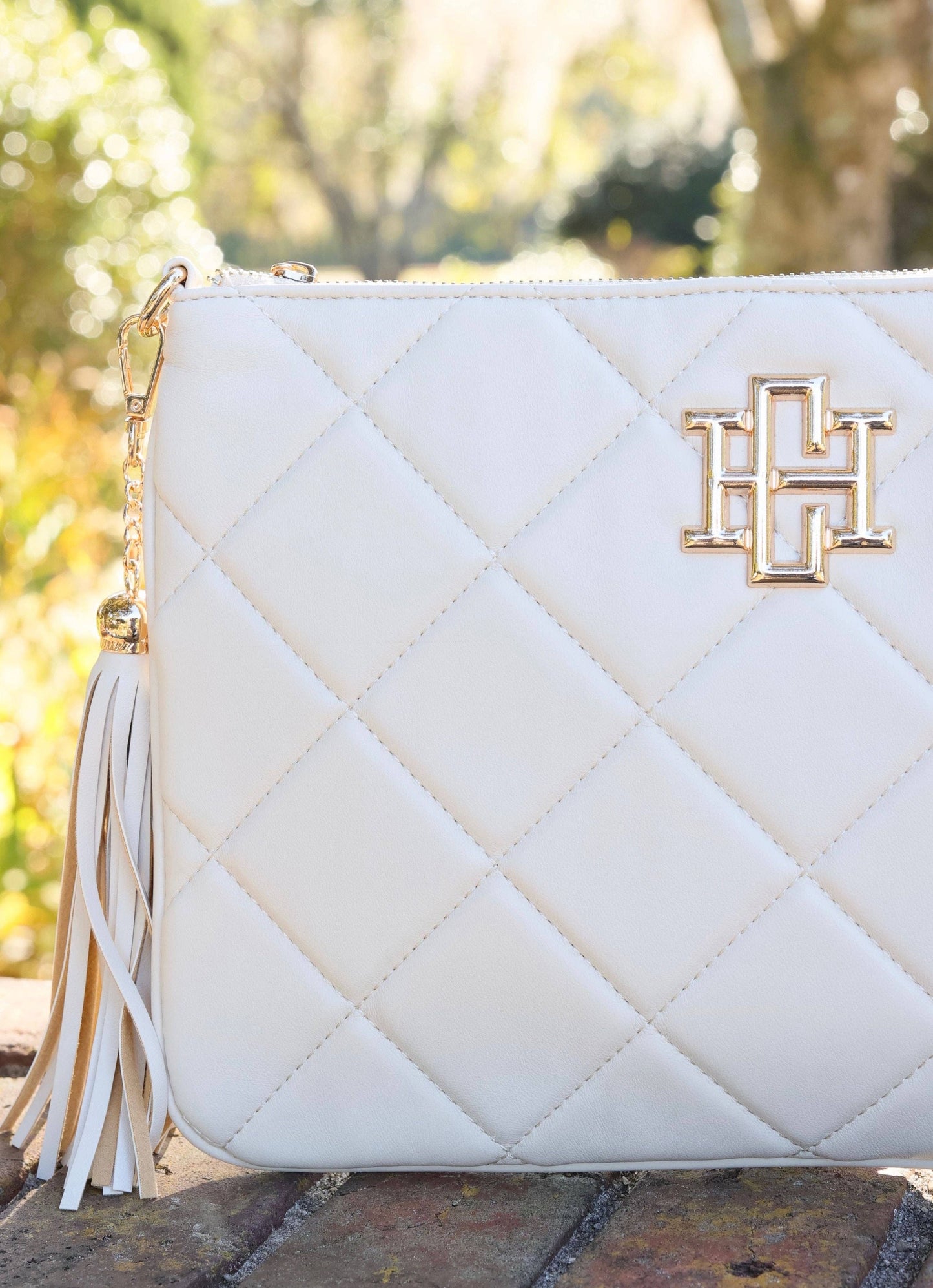 Madelyn Clutch/Crossbody CREAM QUILTED
