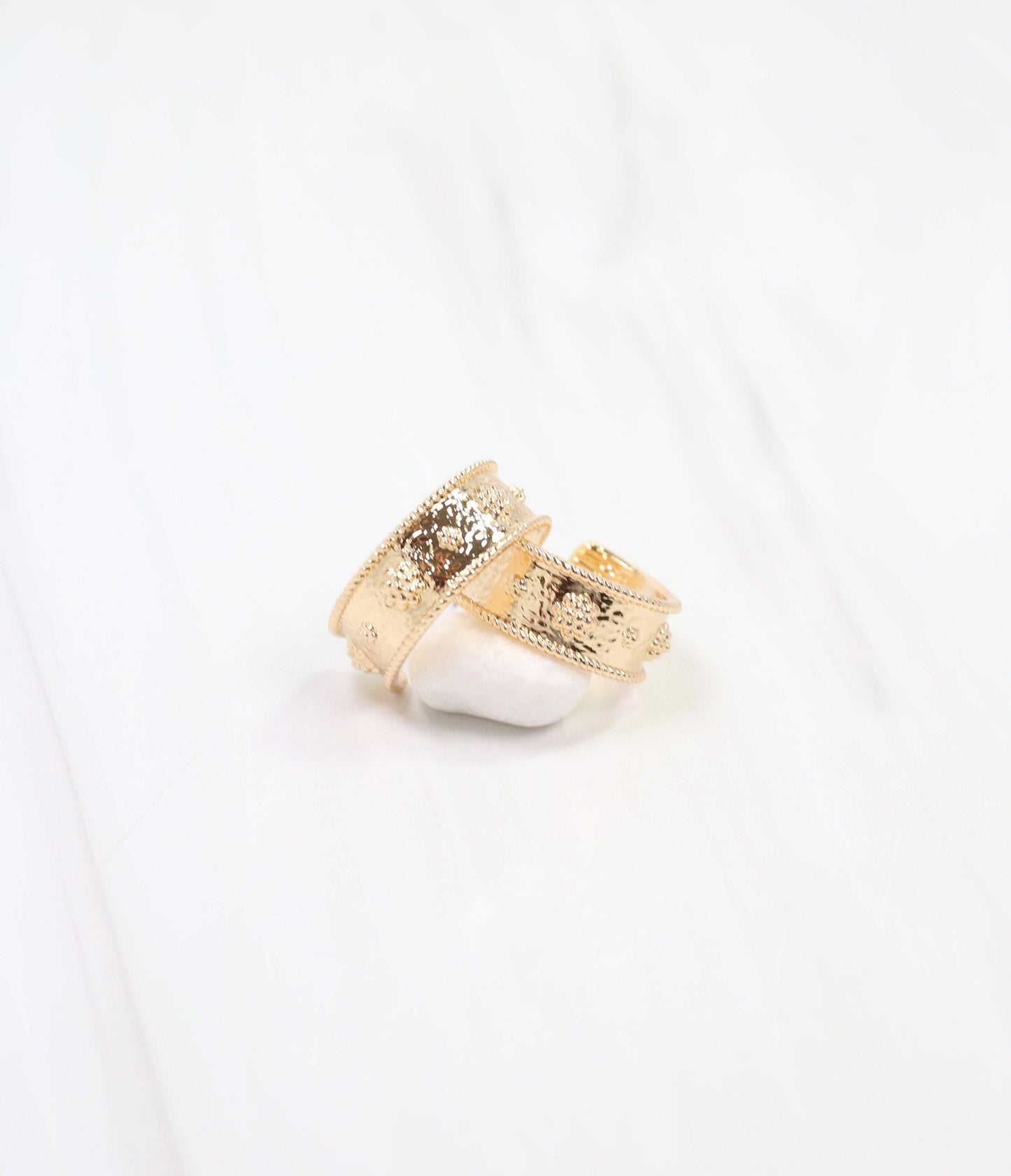 Canton Textured Hoop Earring