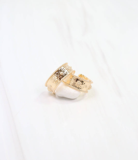 Canton Textured Hoop Earring