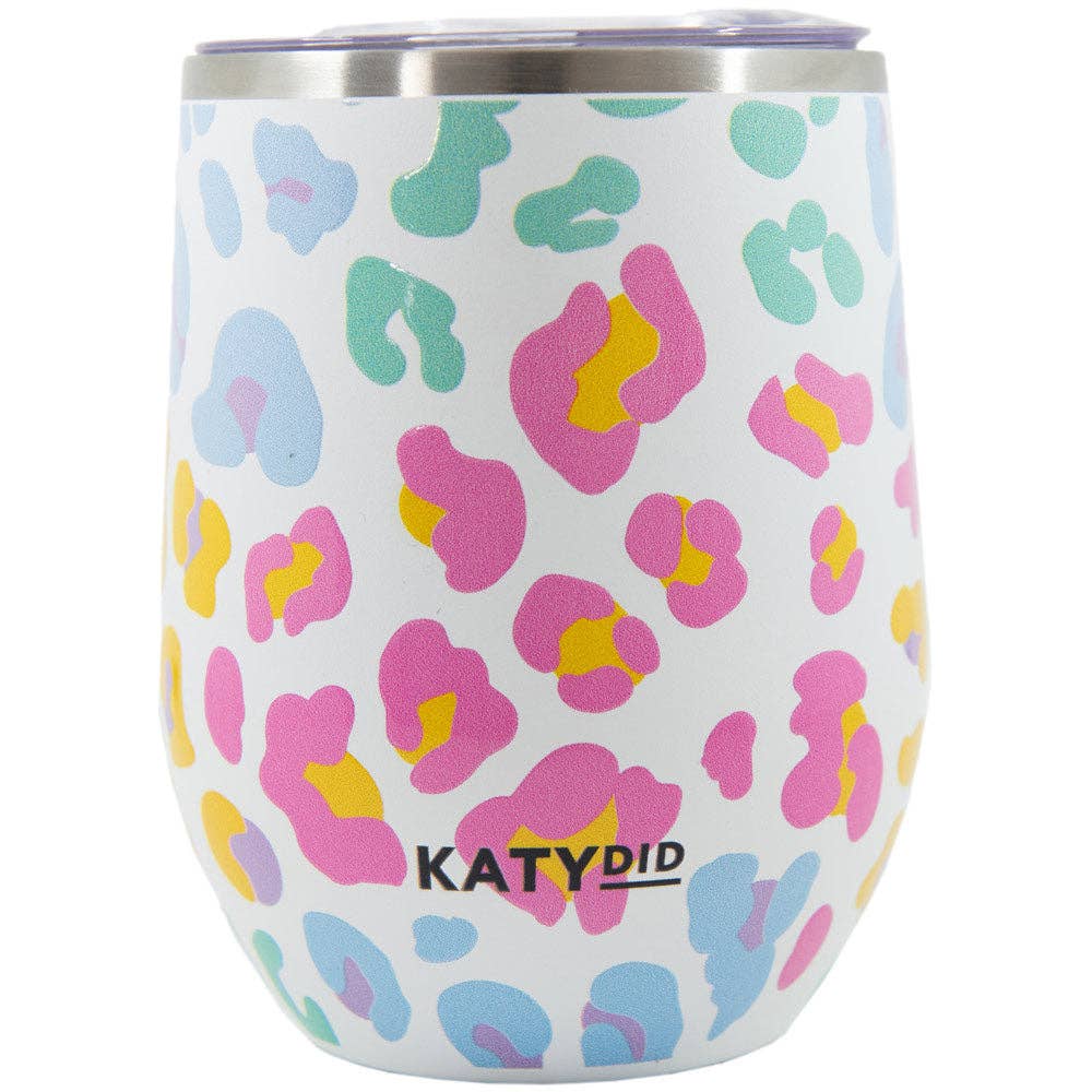 Pastel Leopard Stainless Steel Tumbler