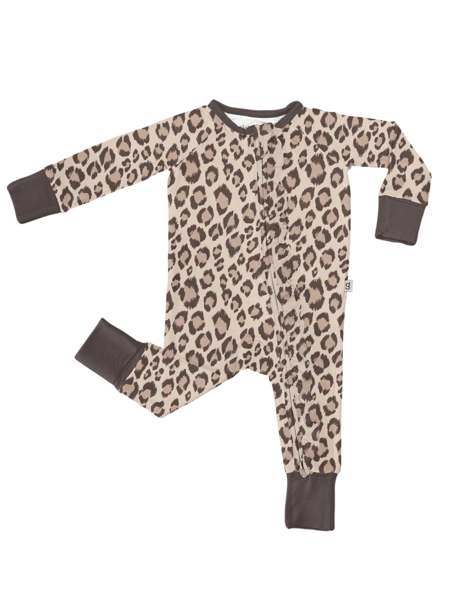Classic Leopard  - LS Convertible Zip PJs