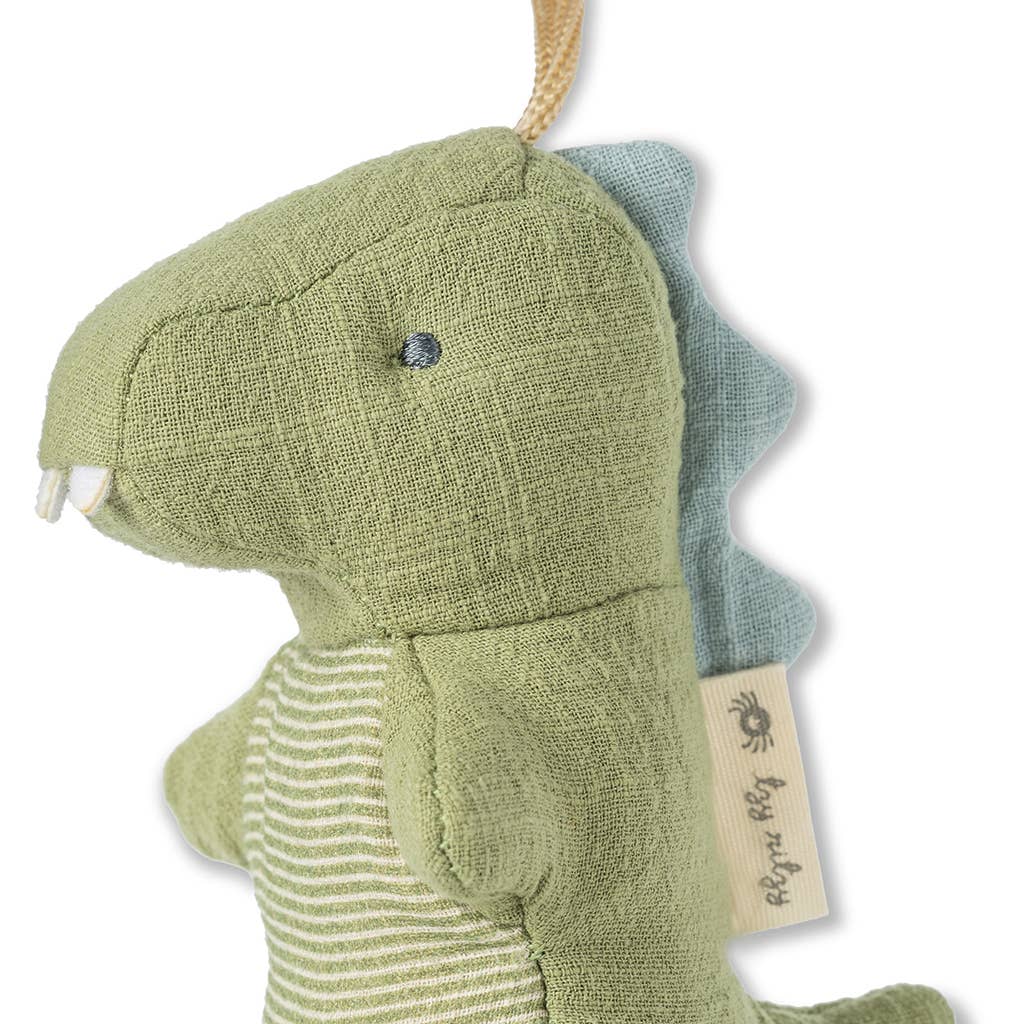 Bitzy Pal Natural Rubber Pacifier & Stuffed Animal: Cow