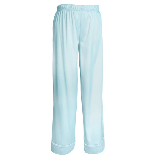 PJS: Sea Glass Satin Pants