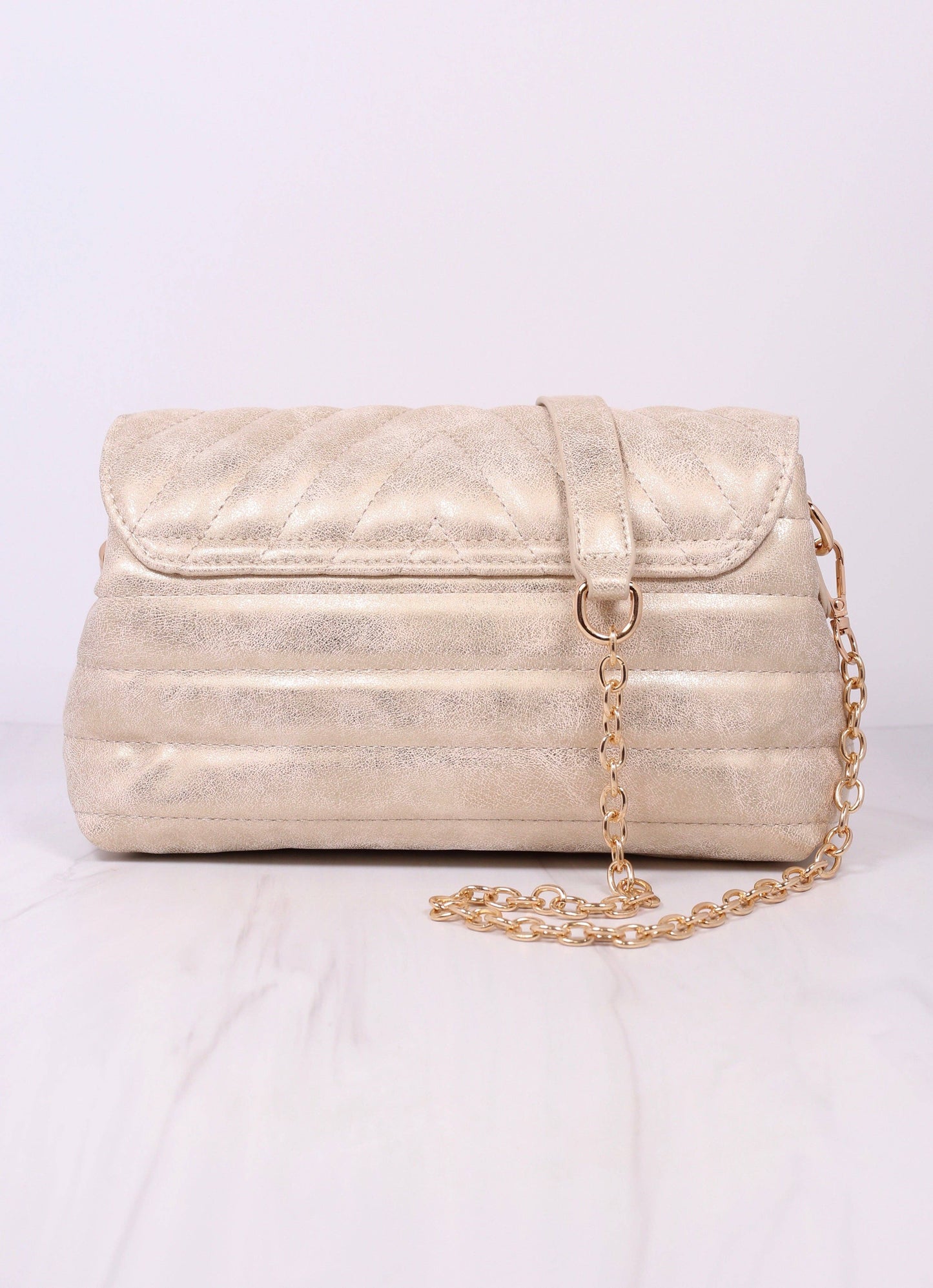 Brandy Crossbody GLIMMER CHAMPAGNE