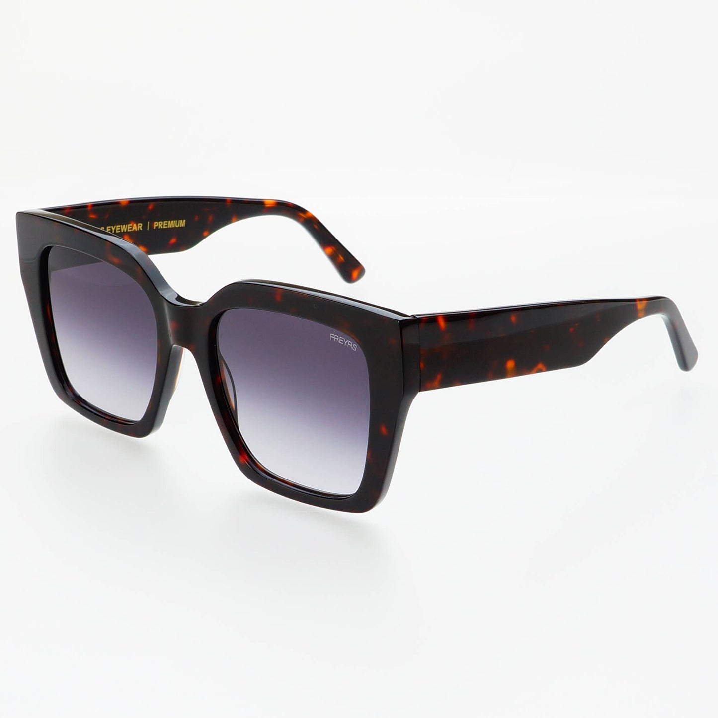 Bon Chic Acetate Oversized Square Sunglasses: Tortoise