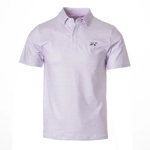 The Marshall Polo: Lavender/White