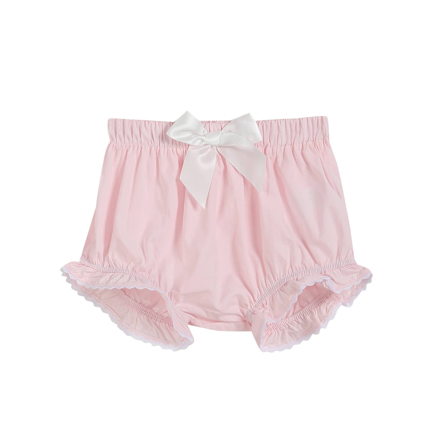 Light Pink Daisy Smocked Top and Bloomer Set