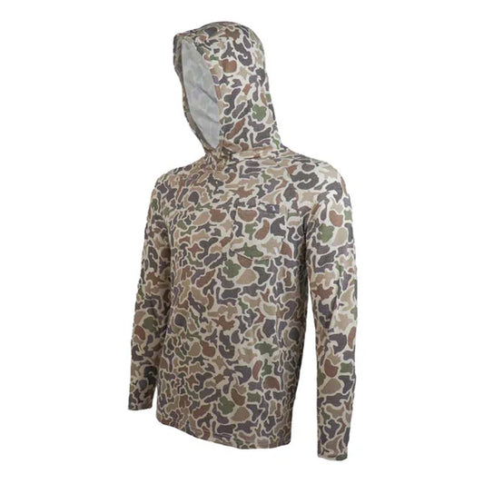 LBO Heather Blend Performance Hoodie in Localflage